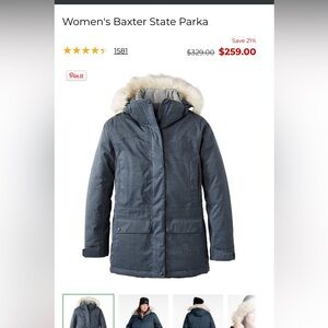 LL Bean Baxter State Parka size 2x in like new condition.